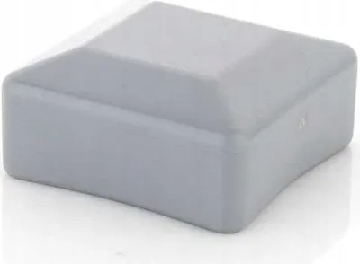 Produktbild von LogistSystem - 10x Zaunpfahlkappe 20x20 mm - Zaunkappen - Grau - Pfostenkappe Pyramide Quadratisch - Zaunpfostenkappen - Zaunabdeckung - Pfahl Deckel - Rohrkappen aus Kunststoff