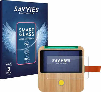 Produktbild von 3x Savvies Schutzglas Folie für tigerbox Touch/ Touch Plus 9H Panzer Schutzfolie Glas Displayschutz klar transparent