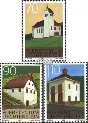 Produktbild von Briefmarken Liechtenstein 2001 Mi 1268-1270 (kompl.Ausg.) postfrisch Ortsbildschutz