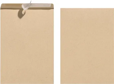 Produktbild von Herlitz Versandtasche DIN C4 ohne Fenster haftklebend braun 10 Versandtaschen