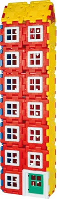 Produktbild von Polydron Riesen Set Haus 72tlg., In- und Outdoor