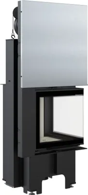 Produktbild von Kratki Kamineinsatz VNP 480/480 rechts Hebetür 8 kW Kamin Kaminofen Heizeinsatz