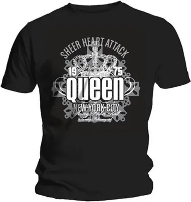 Produktbild von Queen Sheer Heart Attack Black S T-Shirt