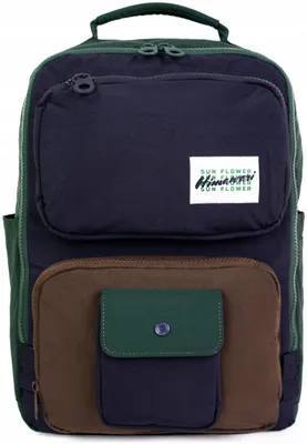 Produktbild von Himawari No. 44 Retro S Rucksack Dunkelblau Retro