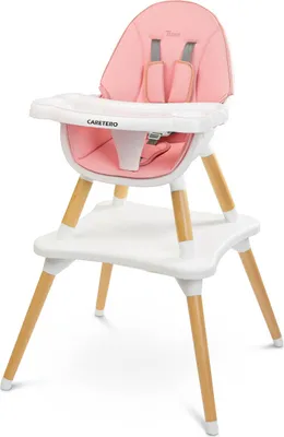 Produktbild von Caretero Tuva Hochstuhl Pink – Skandinavisches Design
