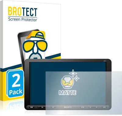 Produktbild von 2x BROTECT Schutzfolie für Sony XAV-AX8050D Displayschutz Displayschutzfolie Folie Matt Entspiegelungsfolie