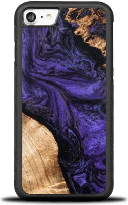 Produktbild von Holzhülle für iPhone SE 2022 / 2020 / 8 / 7, Bewood Unique Violet