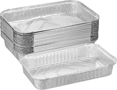 Image de Plateau à grillades en aluminium, lot de 25