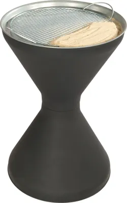 Produktbild von Novaliv Standaschenbecher für draußen 60cm hoch 40cm Ø inklusive 1x Beutel Sand Standaschenbecher outdoor Aschenbecher für draussen stehend verzinktes Metallsieb Aschenbecher Ständer Raucherpause