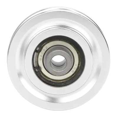 Image de Roue de fitness de 70 mm, en aluminium, durable, avec un diamètre intérieur de 10,5 mm, pour machines de traction – pièce de rechange universelle