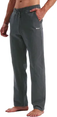 Immagine prodotto di Pantaloni da jogging da uomo in cotone, con orlo aperto, tasche laterali e cintura elastica