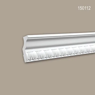 Produktbild von PROFHOME 150112 Eckleiste aus Polyurethan Deckenleiste Stuckleiste 2 m