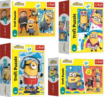 Image de TREFL Présentoir Puzzle Mimons : nous sommes une équipe 54 pièces (40 pièces)