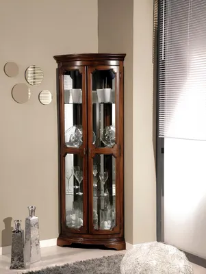 Produktbild von Ecke Vitrine Kommoden Vitrinen Kommoden Schränke Designer Schrank Barock Rokoko