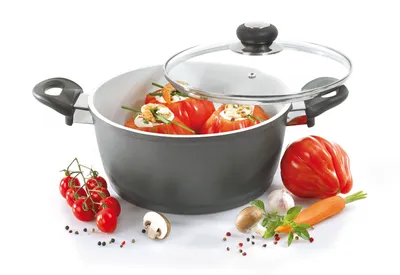 Immagine prodotto di Karl Krüger 22016 "Oslo", pentola, 16 cm, 1,3 l, rivestimento bianco