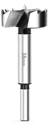Obrázek produktu pro Vrták Forstner 38 mm, válcová stopka, rychlotěžná ocel, pro zpracování dřeva