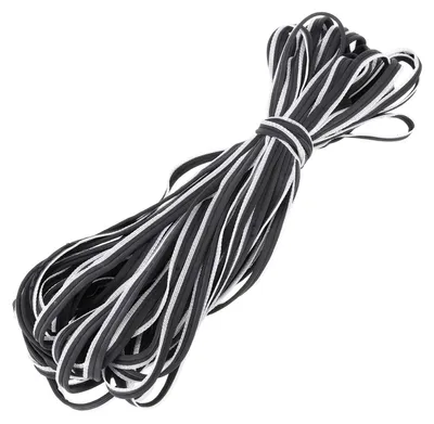 Reflektierendes Paspelband 23 m, 10 mm, bunt, Polyester
