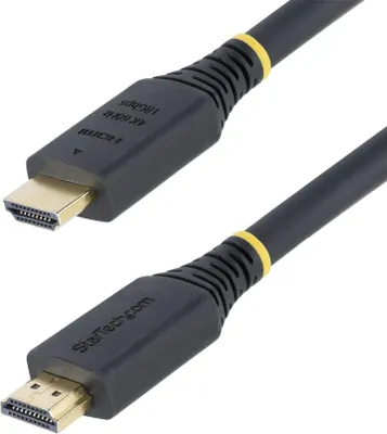Obrázek produktu pro StarTech.com HDMI2-CABLE-4K60-5M, 5 m, HDMI Typ A (standardní), HDMI Typ A (standardní), 18 Gbit/s, Audio Return Channel (ARC), Černá