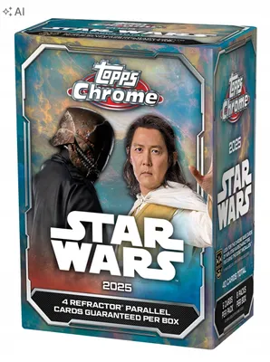 Produktbild von Topps Chrome STAR WARS 2025 Value Box