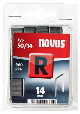Produktbild von Novus Flachdrahtklammer R Typ 50 | 14 mm | verzinkt | 960 Stück