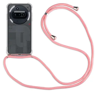 Produktbild von Handykette für Nothing Phone (3A) Handyhülle mit Band Hülle Kordel in Rosa