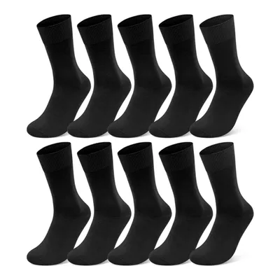 Produktbild von Socken aus 100% Baumwolle Damen Herren - 10600 Schwarz 35-38 10 Paar