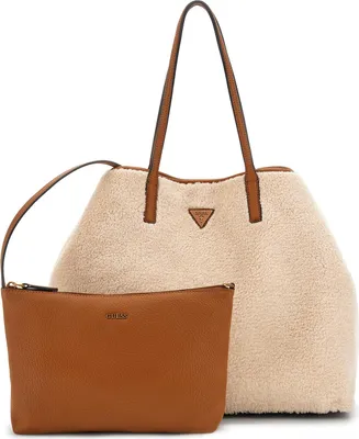 Produktbild von GUESS HWWG9514290 VICTTORIA LARGE 2 IN 1 TOTE Woman Shopper natural cognac