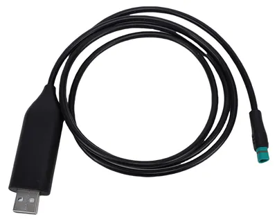 Obrázek produktu pro Programovací kabel kompatibilní s motorem BAFANG 2025 CAN BUS, středový pohon, 5pinový, vodotěsný konektor IP65, USB kabel