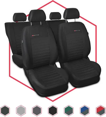 Produktbild von Autositzbezüge Universal Schonbezüge Sitzauflage PKW Auto für Dacia Dokker Grau