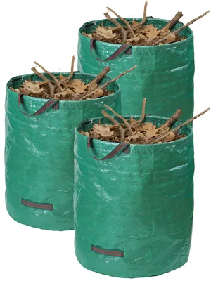 Produktbild von Set aus 3 Gartenabfallsäcken aus Wetterfestem Material