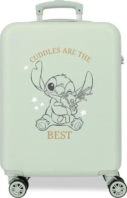 Obrázok produktu pre Luxusný cestovný kufor Lilo & Stitch Cuddles Are The Best, 55x38x20cm, 34L, 3651123
