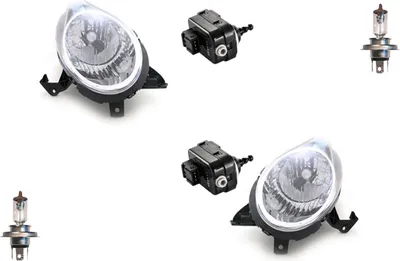 Obrázok produktu pre Johns, svetlomety vhodné pre Nissan Micra K12 07-10 s H4 ?avý pravý + servomotor