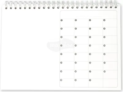 Produktbild von Maildor 5x Weiße Serie, Immerwährender Kalender - Weiß GB009O