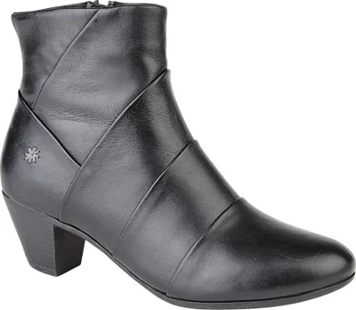 Produktbild von Cipriata Damen Ginerva Falten Vamp Steifeletten DF1545 (40 EU) (Schwarz)