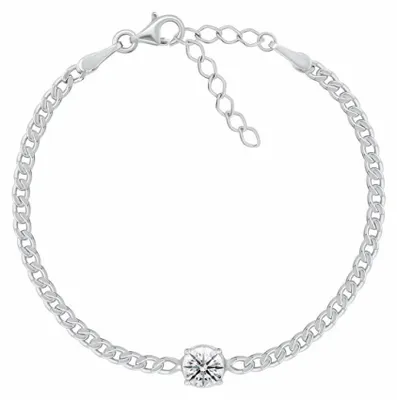 Produktbild von Damen´ s Silberarmband mit Zirkonia BRC184W