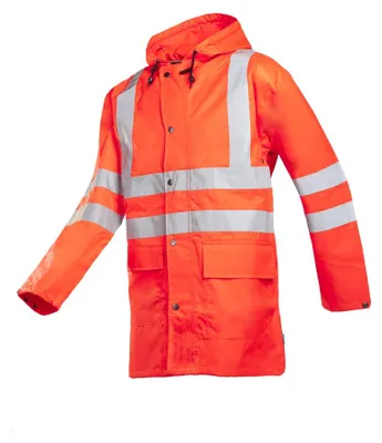Produktbild von SIOEN Warnschutz-Regenjacke MONORAY Leuchtrot 100%PES Gr. 2XL