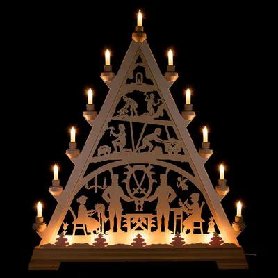 Produktbild von Lichterspitze Erzgebirge (56cm) von Kunstgewerbe Taulin