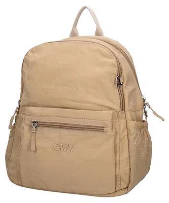 Productafbeelding van Zaino Donna Lumira Pro Gianmarco Venturi Poliestere Casual con Tasche khaki UNICA 26x30x13 cm 9071 Khaki