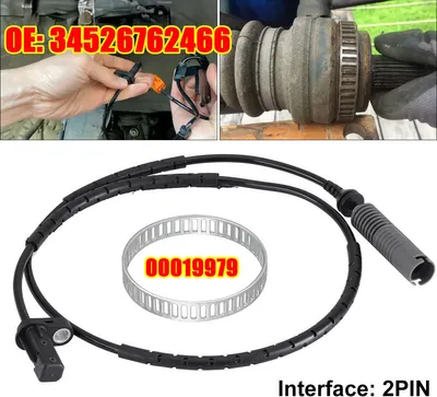 Produktbild von ABS-Sensor + ABS-Ring Hinten Für Bmw 1-er E81 E87 3-er E90 E91 E92