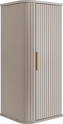 Produktbild von Badezimmerschrank, Kaschmir, goldener Griff, 79 x 35,5 x 31,5 cm