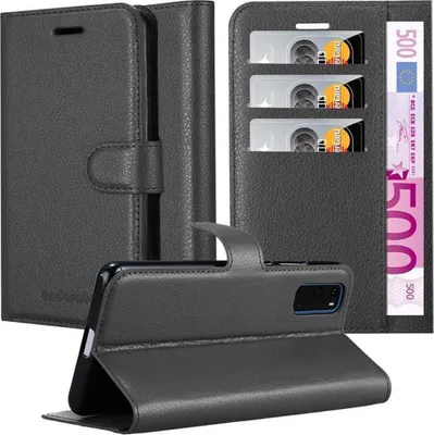 Immagine prodotto di Cadorabo cover per Samsung Galaxy S20 cover protettiva in nero custodia per cellulare cover chiusura magnetica