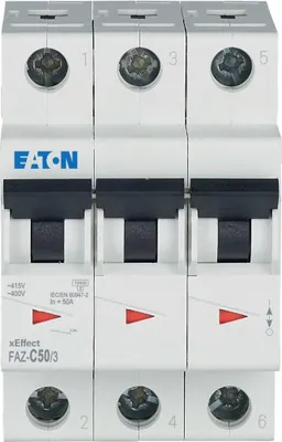 Immagine prodotto di Interruttore automatico FAZ-C50/3 (278878)