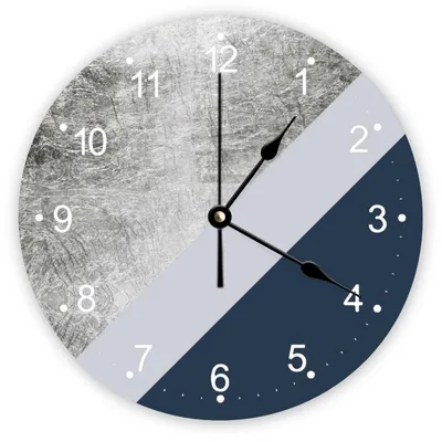 Obrázok produktu pre Nástenné hodiny - Tiché quartzové hodiny - Drevo - 30 x 30 cm