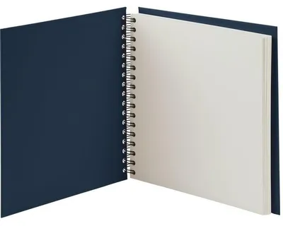 Produktbild von Rössler S.O.H.O., Blau, 60 Blätter, 230 x 230, Spiralbindung, Weiß