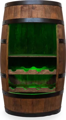 Produktbild von Weinbar - Weinschrank Mini Bar - Weinschrank Mann und Frau - Barschrank mit LED-Leuchten - 80cm hoch - Retro deko Bar Regal - Hausbar Theke - Weinregal - Weinfass - Fass bar - Fassbar -Fassmöbel (Wenge) - ein Möbel für Liebhaber von Bier, Whisky und Wein