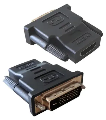Obrázok produktu pre Techly DVI-D - HDMI M/F, DVI-D, HDMI, Čierna