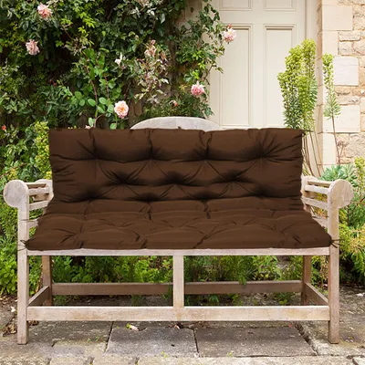 Image de Coussin d'assise imperméable pour banc de jardin