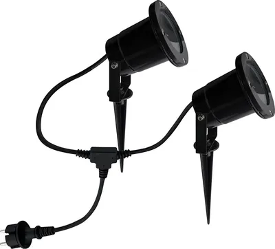 Produktbild von Gartenstrahler 2-flammig aus Aluminium