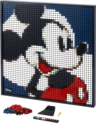 Produktbild von LEGO 31202 Art Disney's Mickey Mouse Set, Poster, Wanddekoration, DIY Puzzle für Erwachsene