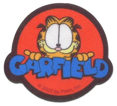 Obrázok produktu pre Comercial Mercera Garfield © Logo Comic Cat s potlačou - nášivka, nažehľovacia, nažehľovacia nášivka, nášivka, nášivka, na nažehlenie, veľkosť: 6,8 x 6,2 cm